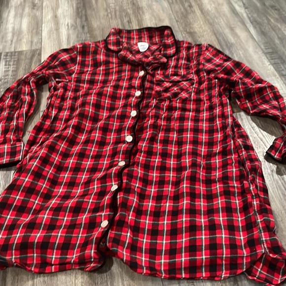 LANDS' END Warm Winter Nightshirt Flannel Lot (3) - Picture 9 of 11